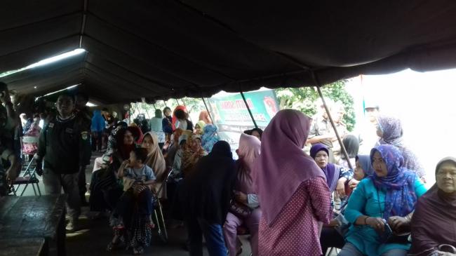 Warga Jatisari Apresiasi Bakti Sosial Pengobatan Gratis  